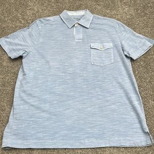 Cooper Jones Supply Co. Heather Blue Cotton Knit Shirt Men’s M
